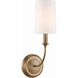 Sylvan 1 Light 4.75 inch Vibrant Gold Sconce Wall Light
