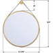 Callahan 23 X 17.75 inch Luxe Gold Mirror