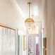 Duval 3 Light 12 inch Antique Gold Mini Chandelier Ceiling Light