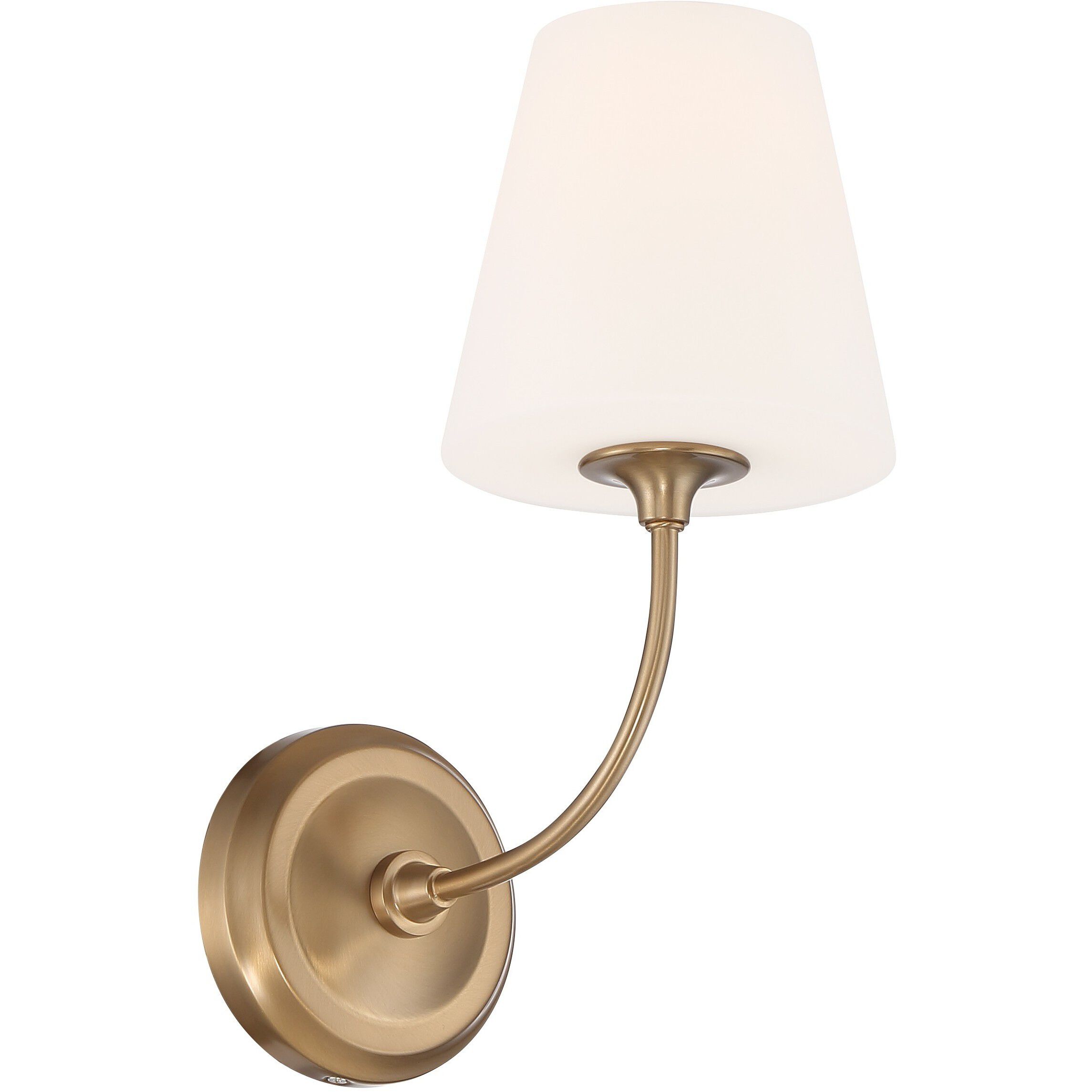 Sylvan Bath Sconce Wall Light in Vibrant Gold