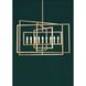 Capri 9 Light 39 inch Antique Gold Chandelier Ceiling Light