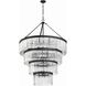 Emory 22 Light 40 inch Black Forged Chandelier Ceiling Light