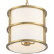 Hulton 3 Light 13 inch Luxe Gold Pendant Ceiling Light