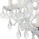 Maria Theresa 6 Light 20 inch Polished Chrome Chandelier Ceiling Light in Clear Hand Cut