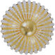 Rylee 3 Light 12.5 inch Antique Gold Flush Ceiling Light