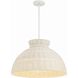 Reese 4 Light 22 inch Matte White Pendant Ceiling Light