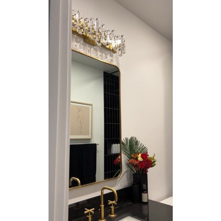 Bolton 3 Light 25.25 inch Aged Brass Bathroom Vanity Light Wall Light