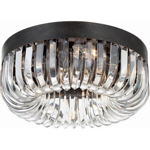 Alister 5 Light 15.25 inch Charcoal Bronze Flush/Semi Flush Ceiling Light