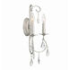 Ashton Bath Wall Light in Clear Hand Cut, Olde Silver