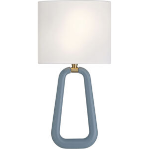 Jori Wall Sconce Wall Light in Aged Brass and Blue
