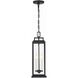 Aspen 4 Light 6.5 inch Matte Black Pendant Ceiling Light