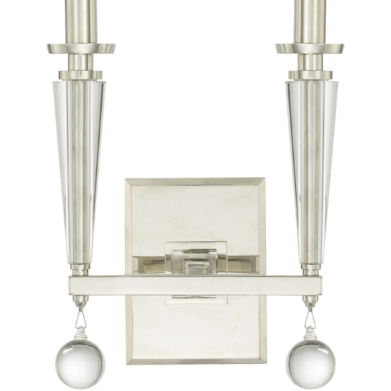 Paxton Sconce Wall Light in Polished Nickel