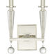 Paxton Sconce Wall Light in Polished Nickel