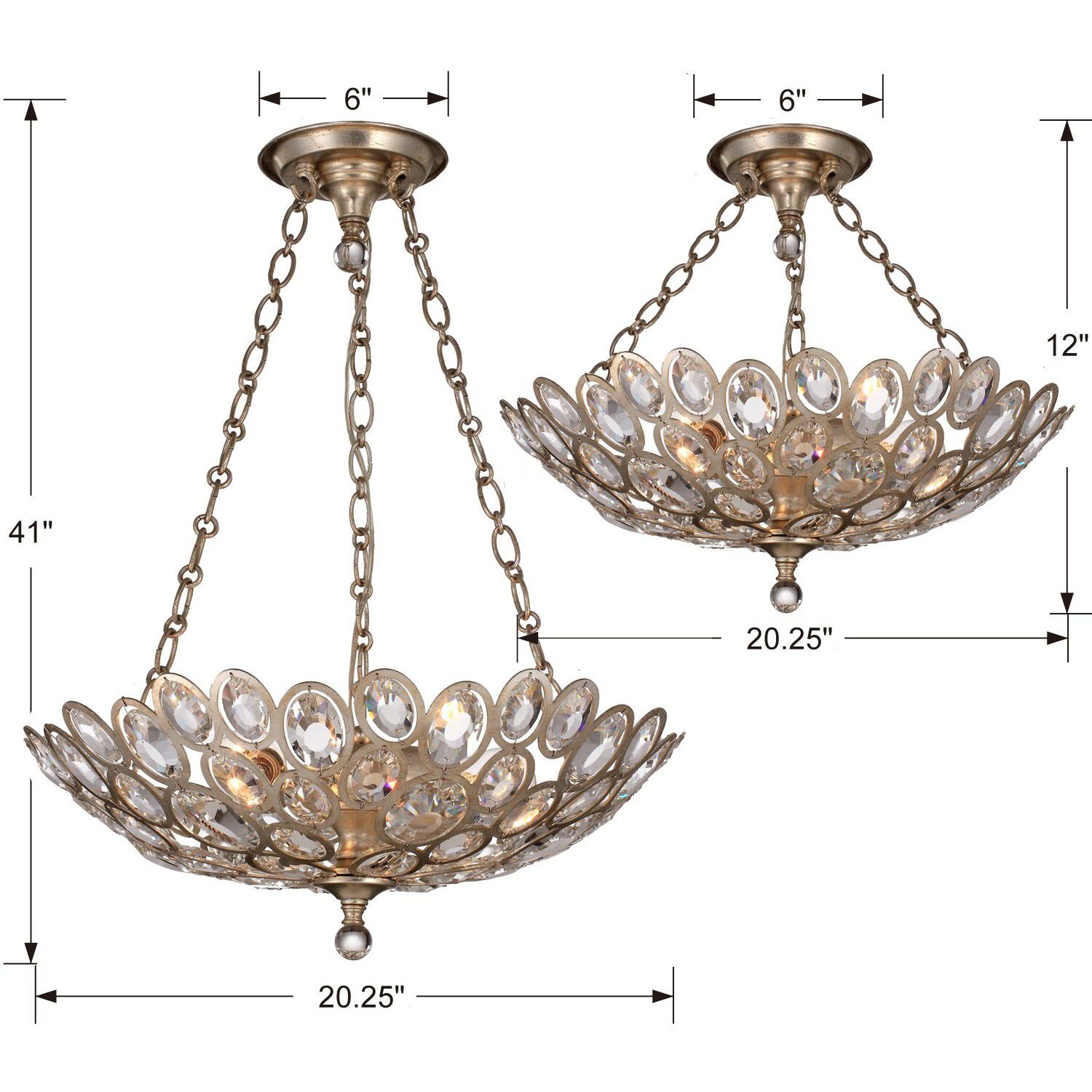 Sterling 3 Light 20.25 inch Distressed Twilight Chandelier Ceiling Light