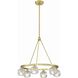 Aragon 6 Light 24 inch Soft Brass Chandelier Ceiling Light