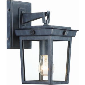 Belmont 1 Light 11 inch Graphite Outdoor Wall Mount