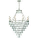 Lucille 8 Light 28 inch Antique Silver Chandelier Ceiling Light