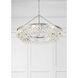 Calypso 6 Light 30 inch Polished Chrome Chandelier Ceiling Light