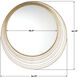 Cecile 34.75 X 34.75 inch Antique Gold Mirror