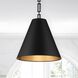 Alston 3 Light 18 inch Matte Black and Antique Gold Pendant Ceiling Light