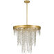 Winham 6 Light 24 inch Antique Gold Chandelier Ceiling Light