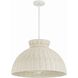 Reese 4 Light 22 inch Matte White Pendant Ceiling Light