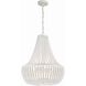 Rylee 6 Light 18.75 inch Matte White Chandelier Ceiling Light