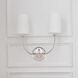 Sylvan Sconce Wall Light in Polished Nickel