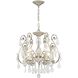 Regis 6 Light 20 inch Olde Silver Chandelier Ceiling Light in Clear Hand Cut