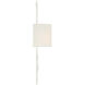 Broche Wall Sconce Wall Light in Matte White