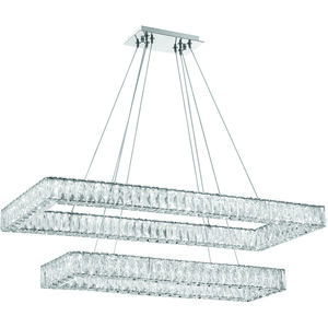 Kinsley 1 Light 41.5 inch Polished Chrome Chandelier Ceiling Light