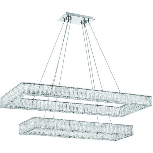 Kinsley 1 Light 41.5 inch Polished Chrome Chandelier Ceiling Light
