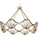 Quincy 8 Light 29.5 inch Distressed Twilight Chandelier Ceiling Light