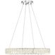 Kinsley 1 Light 24 inch Polished Chrome Chandelier Ceiling Light