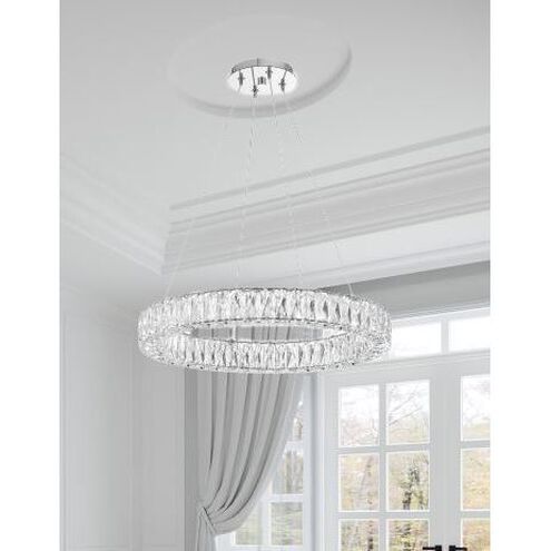 Kinsley 1 Light 24 inch Polished Chrome Pendant Ceiling Light