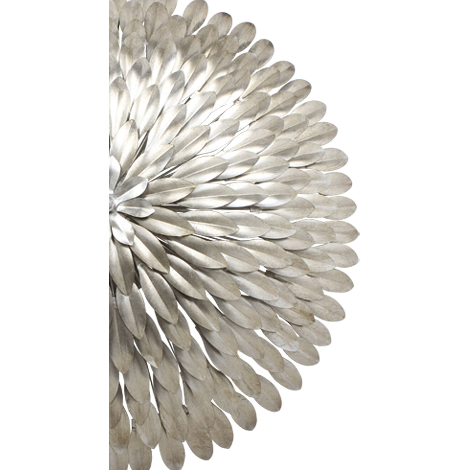 Broche 6 Light 24 inch Antique Silver Semi Flush Ceiling Light