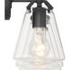 Voss Bath Vanity Light Wall Light in Matte Black