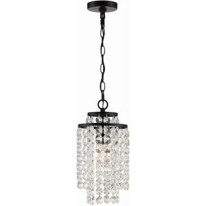 Gabrielle 1 Light 7 inch Matte Black Mini Pendant Ceiling Light