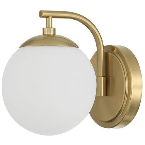 Maverick 1 Light 8 inch Vibrant Gold Bath Vanity Light Wall Light