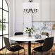 Othello 5 Light 24 inch Matte Black Chandelier Ceiling Light in Clear Hand Cut