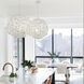 Marselle 6 Light 22 inch Matte White Chandelier Ceiling Light