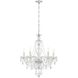 Candace 5 Light 25 inch Polished Chrome Chandelier Ceiling Light in Clear Hand Cut