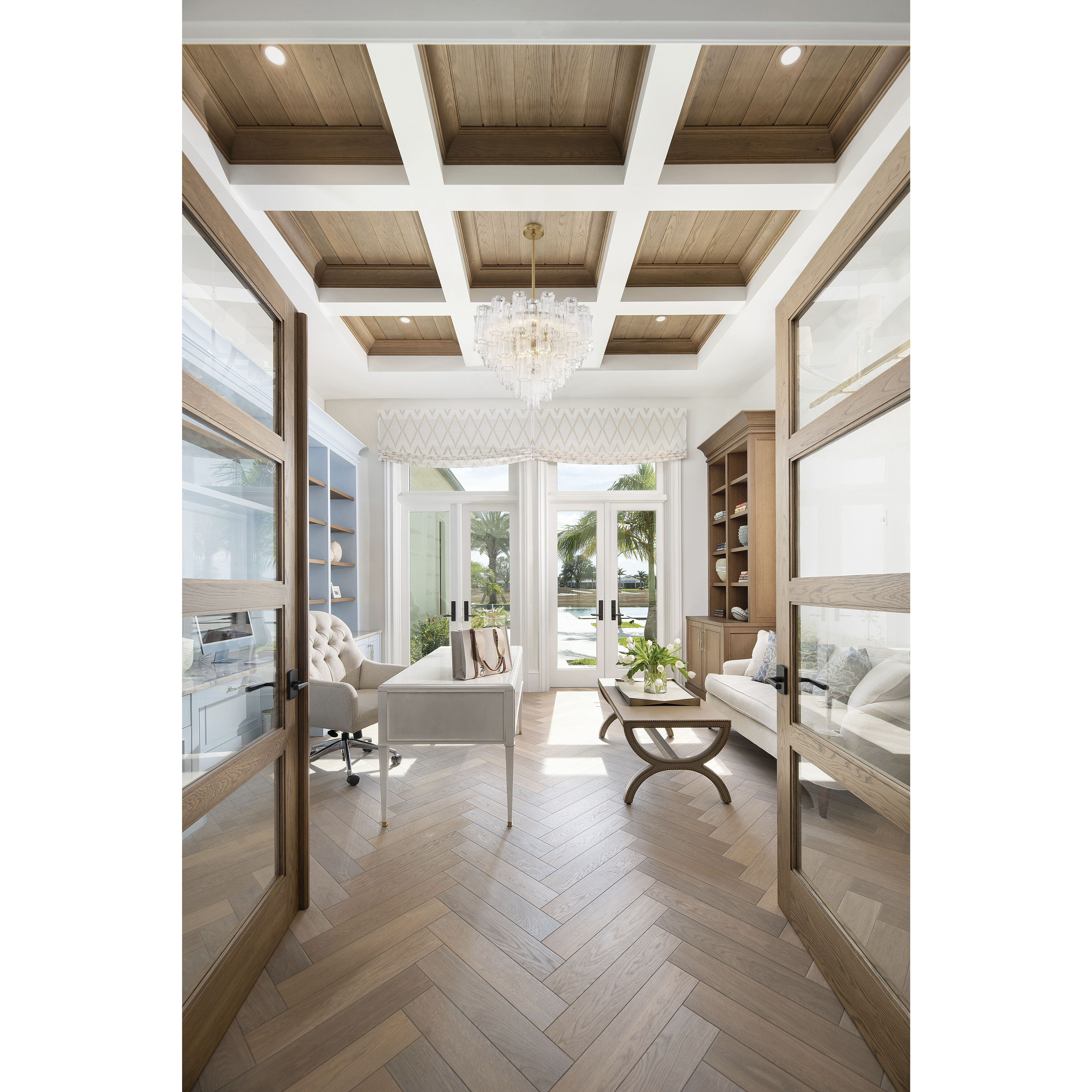 Addis 12 Light 26.75 inch Aged Brass Chandelier Ceiling Light in Tronchi Glass Clear