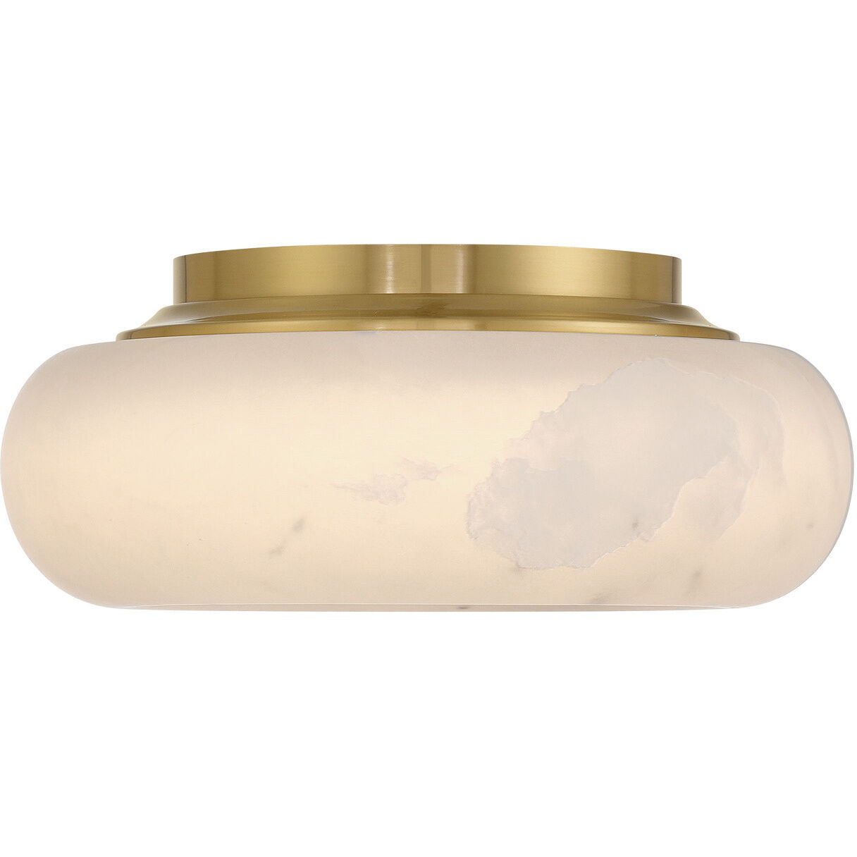 Acme 1 Light 11.75 inch Aged Brass Flush Ceiling Light