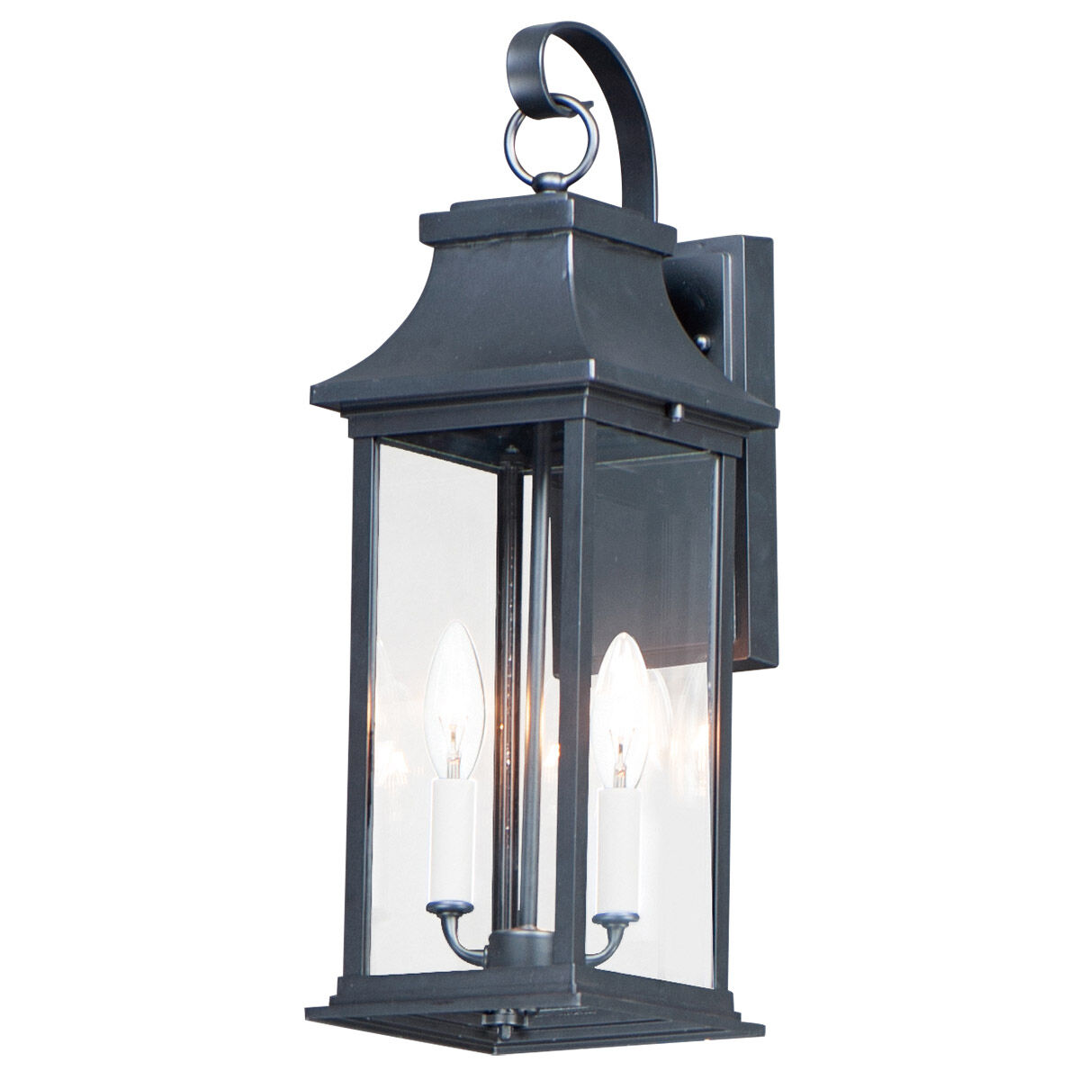 Vicksburg 2 Light 20 inch Black Outdoor Wall Mount