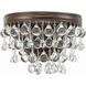Calypso Bath Wall Light in Vibrant Bronze