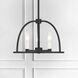 Abbott 3 Light 13.75 inch Black Mini Chandelier Ceiling Light