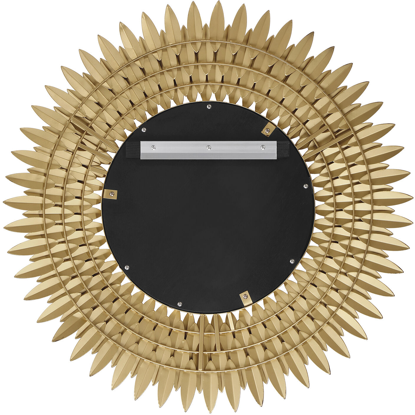 Broche 30 X 30 inch Antique Gold Mirror