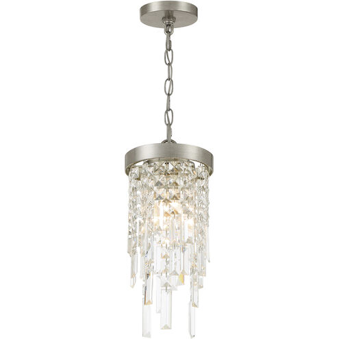 Winfield 1 Light 7 inch Antique Silver Mini Pendant Ceiling Light