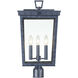 Belmont 3 Light 22.25 inch Graphite Outdoor Post